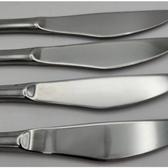 Vintage Amefa Holland Stainless Steel Dinner Knife Lot of 4 Knives Prestige Rare - Picture 11 of 14